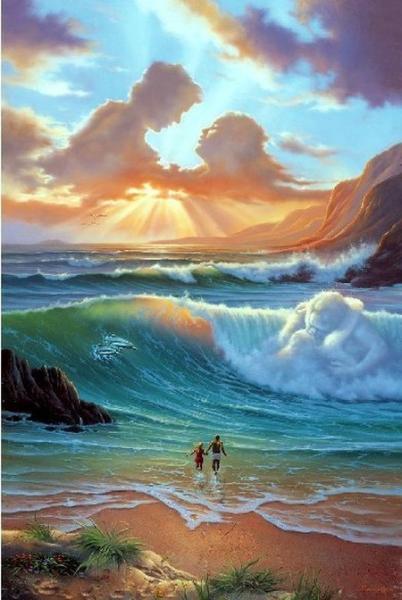 m�me les vagues on est des amoureux